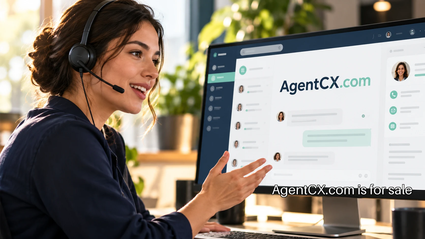 Service agents using assistance tools at their workstations